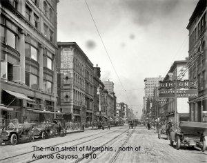 The main street of Memphis , north of Avenue Gayoso, 1910..jpg