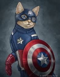 Catvengers' Turns Kitties Into Purr-fect Superheroes | Cat art, Jenny park,  Super cat
