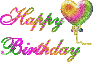 HBD Glitter Balloon.gif