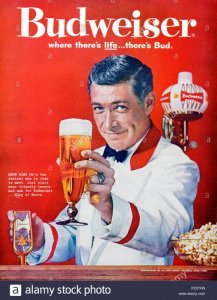 vintage-advertising-for-budweiser-beer-from-1961-P2X7HN.jpg