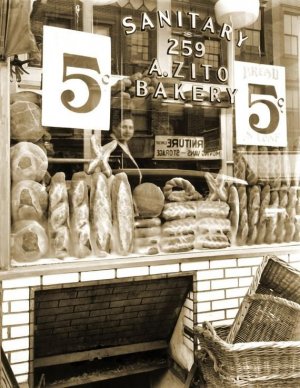 1937 Bakery Store Window, New York City Vintage Photograph 8_5_ x 11_ Reprint.jpeg