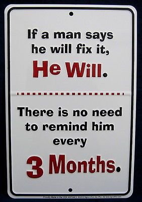Um Homem vai corrigi-lo - _ _ feito nos EUA em relevo Sign-Man Cave Garagem Oficina Bar Decor...jpeg