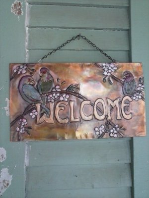 Parakeet or Bird Welcome Plaque.jpeg