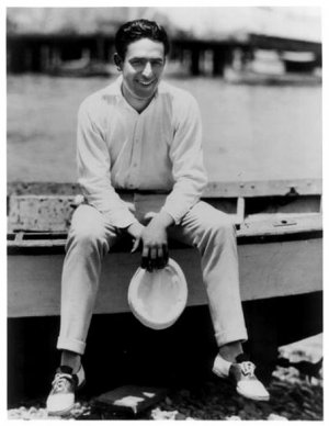 {Actor Harold Lloyd sporting a pair of saddle shoes for what looks to be a fun day of boating,...jpg