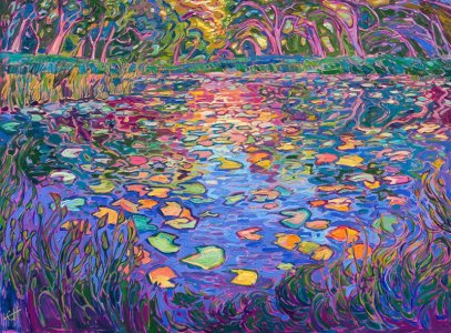 Erin-Hanson-Lilies-Reflections.jpg