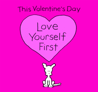 love yourself first dog.gif