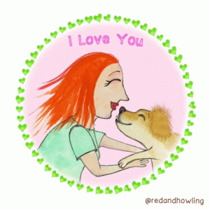 ladykissdog.gif