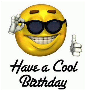 Cool Birthday smiley.GIF