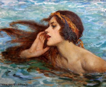 william henry margetson a little sea maiden.jpg