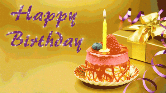 HBD Cake Present.gif