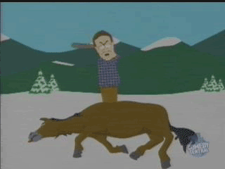 Beating a dead horse.gif