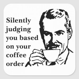 Silently Judging You Square Sticker.jpeg