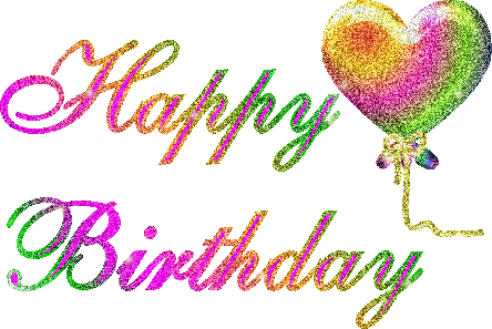 HBD Glitter Balloon.gif