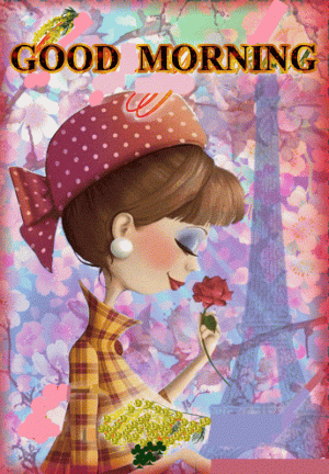 good morning.sniffing rose.gif