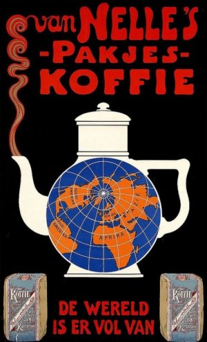 Coffee advertisement _2x3 fridge magnet_ joe black cream caffeine bean vintage~2.jpeg