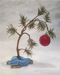 Charlie Brown Christmas Tree 24 X 30 X 1.5 Gallery Wrapped - Etsy