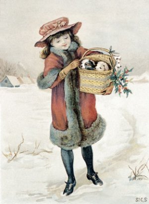 Girl with basket of puppies.jpg