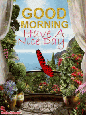 red butterfly goodmorning.gif