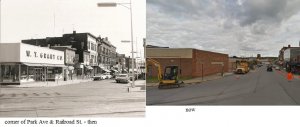 Mechanicville Corner of Park & Railroad, Grant's Store1a.jpg