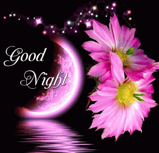 Good-Night-Gif-Images-with-Moon-Pink-Flowers.gif