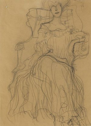 435px-Gustav_klimt_sitzend_von_vorne.jpg