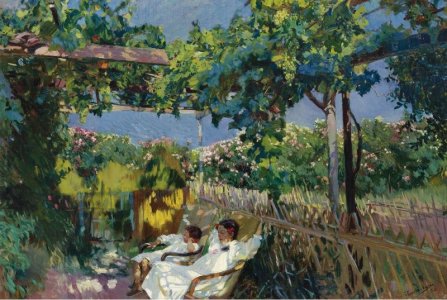 siesta in the garden joquin sorolla.jpg