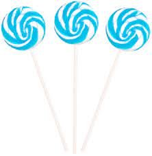 Amazon.com : Blue and White Swirl Pops - 12 Suckers - Frozen Candy :  Grocery & Gourmet Food