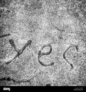 yes-faded-graffiti-on-a-stone-wall-in-happy-valley-hong-kong-monochrome-S1X0B5.jpg