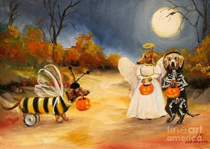 happy-halloweenies-dachshund-art-stella-violano.jpg