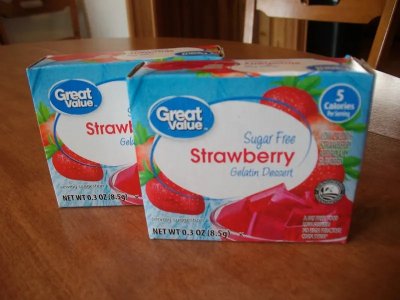 2 (0.3-oz.) boxes of Great Value Sugar Free Strawberry Gelatin_.JPG