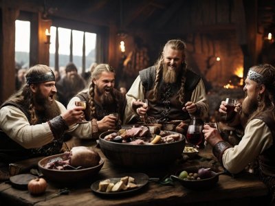 Default_a_viking_feast_with_gobblets_of_wine_drinking_2.jpg