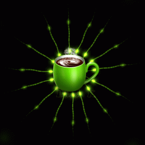 Good Morning Tulips & Coffee coffee animated morning good morning good morning greeting good m...gif