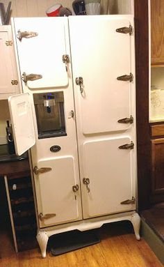Samsung fridge turned into a 1930 fridge.jpg