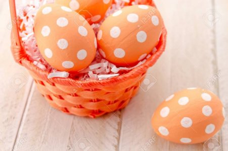 26364538-orange-easter-basket-filled-with-orange-polka-dot-easter-eggs-and-white-grass.jpg