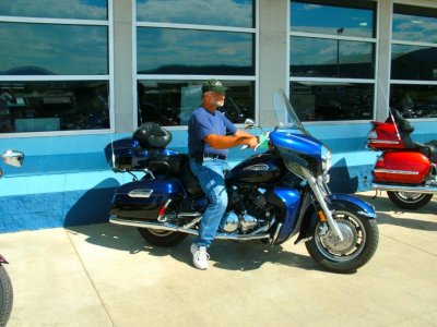 Dave on Yamaha 1300 Touring Bike in South Dakota Aug. 2011_.JPG