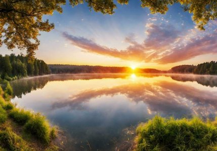 ai-generated-beautiful-sunset-on-lake-free-photo.jpg