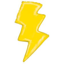 Lightening Bolt Balloon 36, Superhero ...