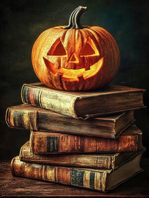 carveed-pumpkin-on-stack-of-books-garry-gay.jpg