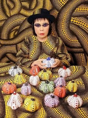 Creating pumpkins in the style of Yayoi Kusama.jpg