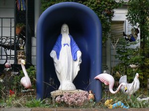 bathtub madonna with flamingos.jpg