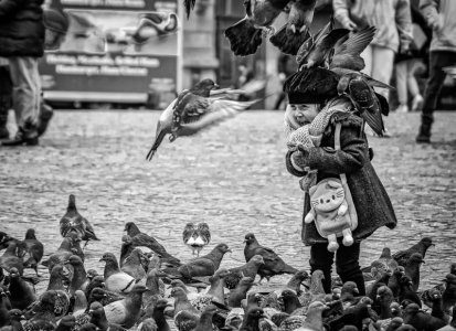 B&W child pigeons.jpg