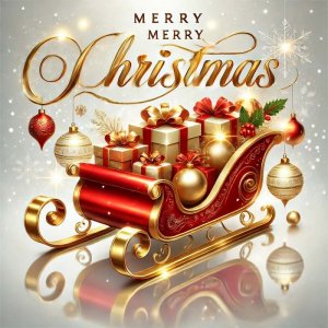Christmas-greeting-card-featuring-a-festive-red-and-gold-sleigh-filled-with-wrapped-gifts.jpg