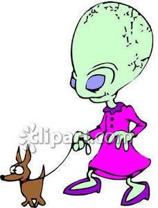 An_Alien_Walking_A_Little_Brown_Dog_Royalty_Free_Clipart_Picture_081114-184817-330047.jpg