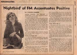Alison Steel, the Night Bird at WNEW-FM