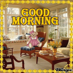 Good Morning Animated Teddy Bear Image.gif
