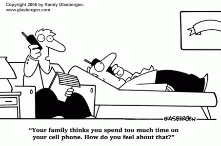 Randy Glasbergen cell-phone_Image result for.gif
