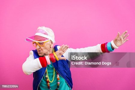 funny-grandmother-portraits-80s-style-outfit-trapstar-taking-a-selfie-on-colored-backgrounds.jpg