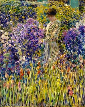 caerl frederick frieseke lady in a garden.jpg