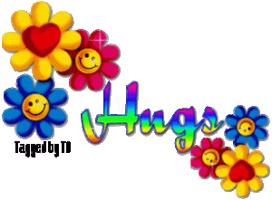 HugsFlowersColourfulSparkle.gif