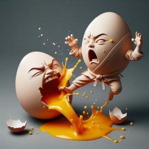yellow karate eggs.jpg